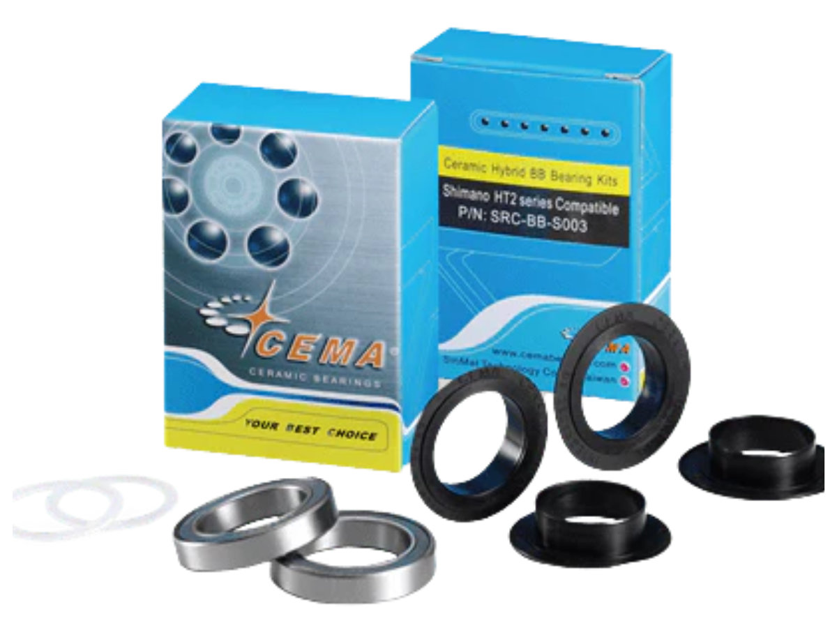 Src-Bb-S005 Bb Bearing Kit Incl. Covers Shimano - Chrome Steel