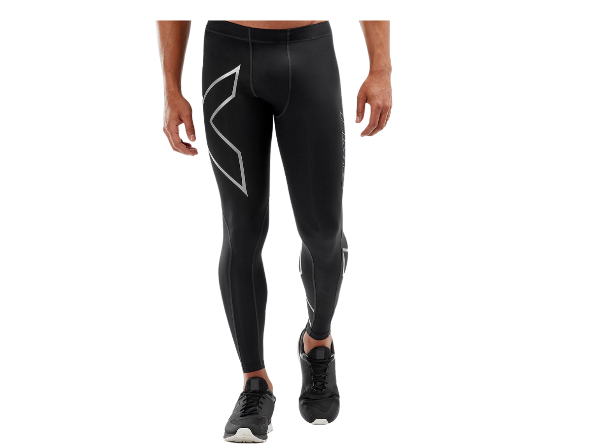 MA3849b Core Compression Tights BLK/SIL L