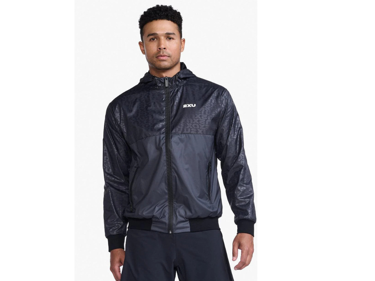 MR6885a Motion Windbreaker Emb.Mono/Sil Ref XXS
