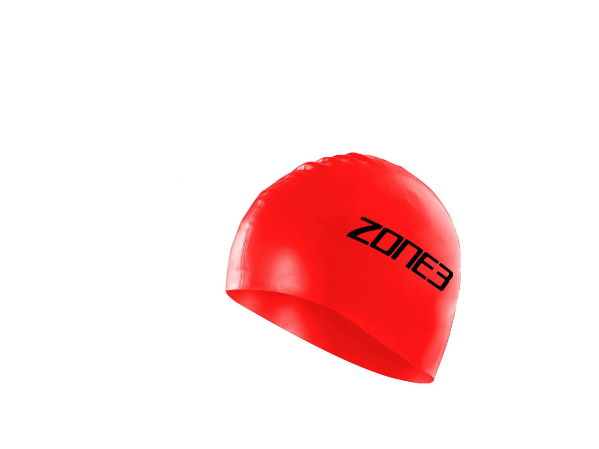 Silicone Swim Cap - Red