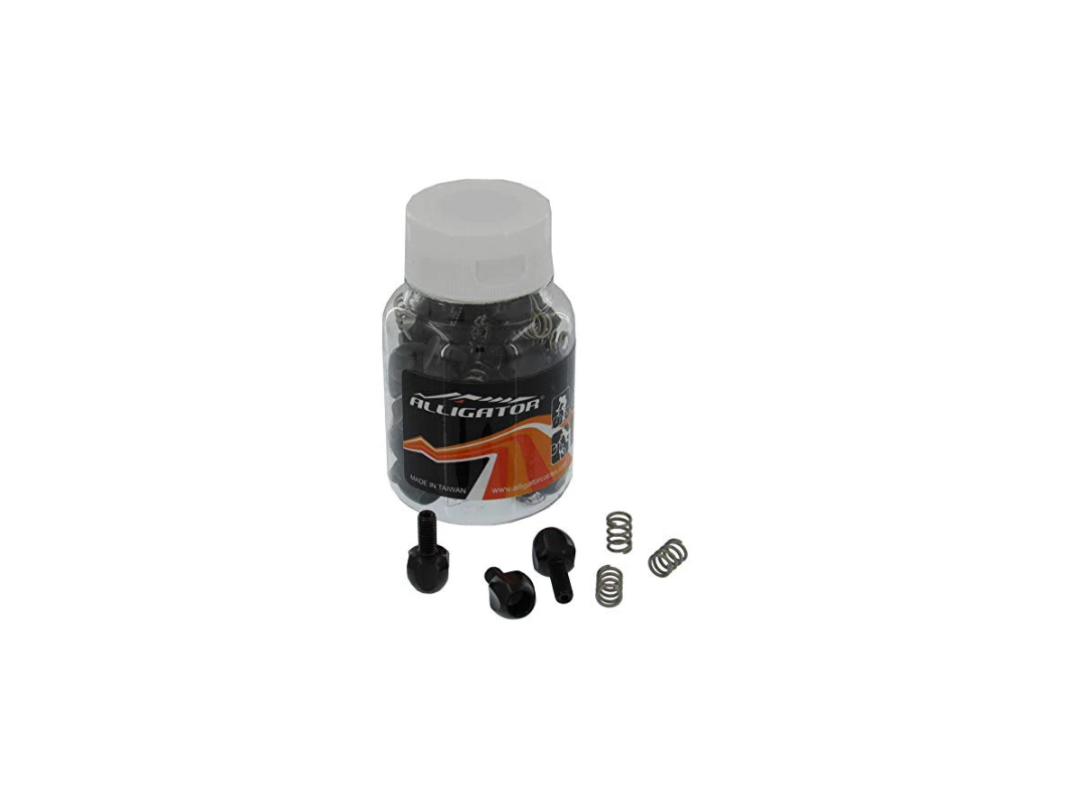 AGT GEAR INNER CABLE INDEX ADJUSTER ALLOY BLACK (40PCS) LY-ADJ05#B40