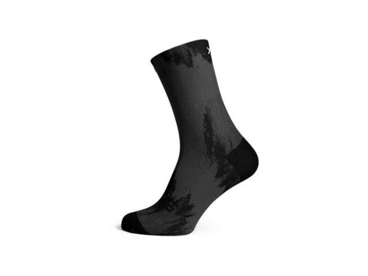 Sox Black Gravel Minimalist Crew Socks