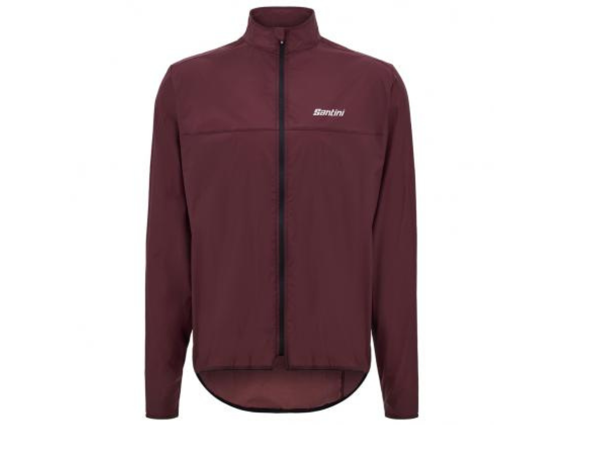 Santini Ventus Wind Jacket-Burgundy