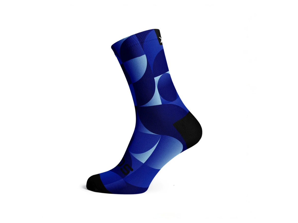 Sox Solid Royal Blue Casual Crew Socks