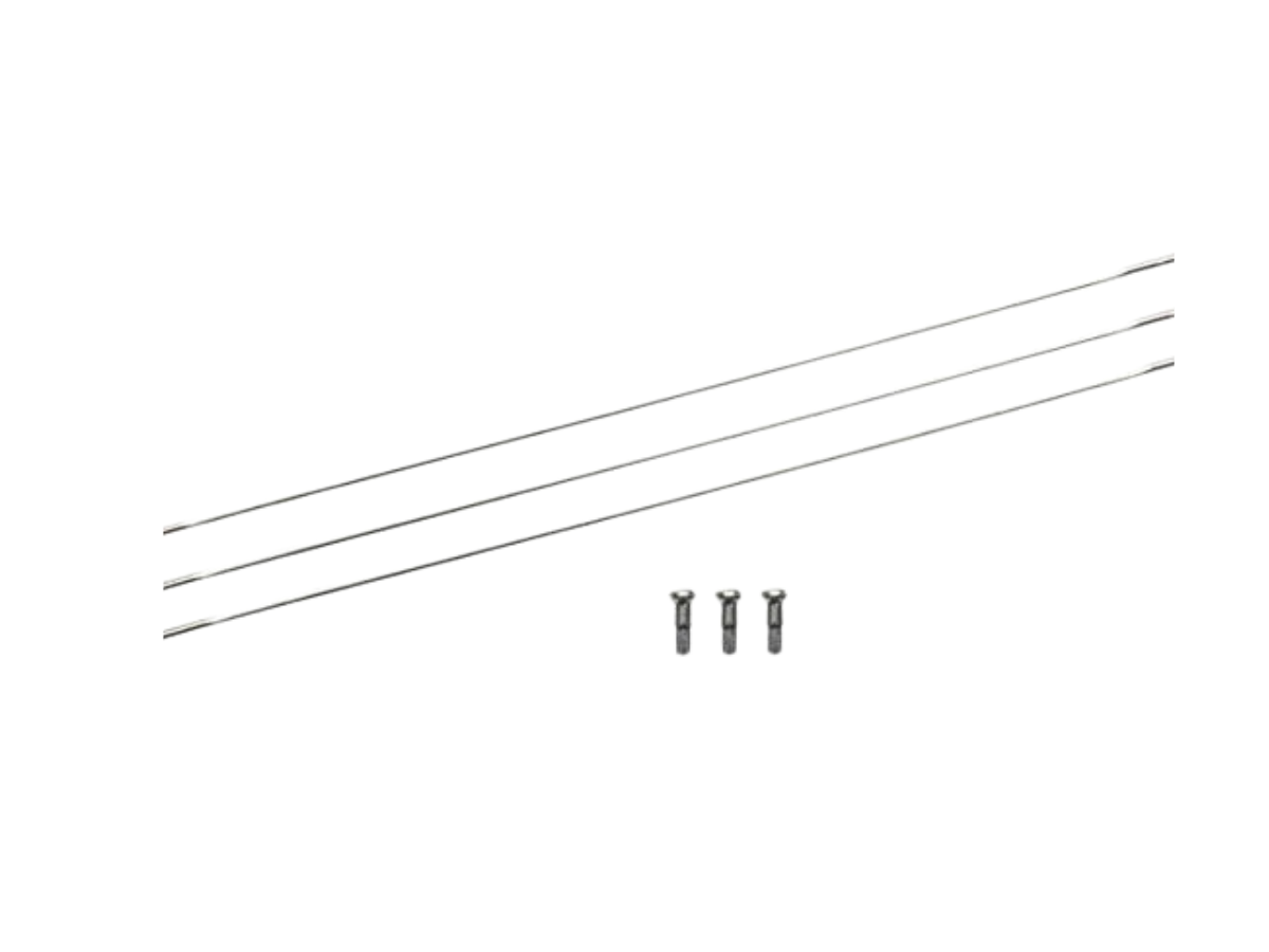 Zipp Wheel Service Parts Spokes Ext Nipples Silver Cxray Str 272Mm 11.1915.023.260