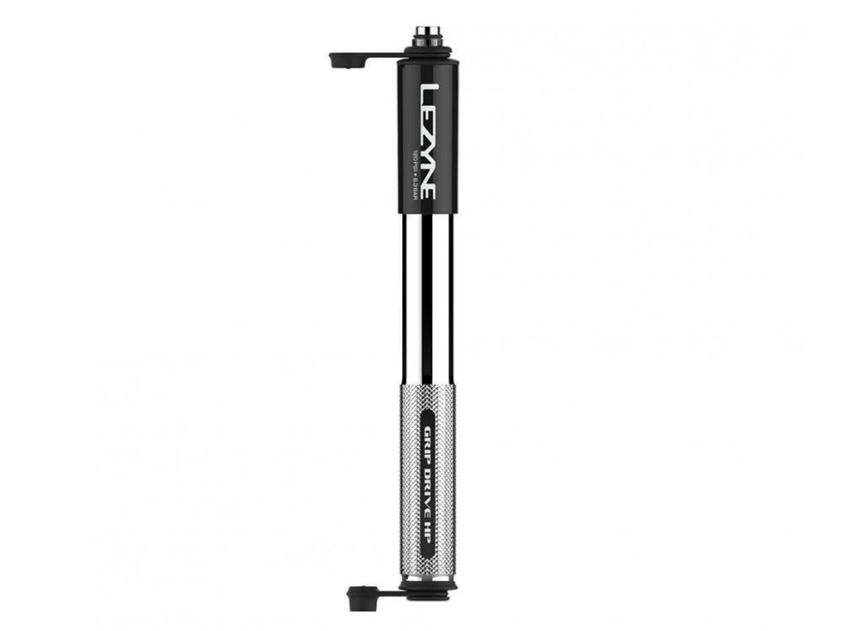 Lezyne Grip Drive Hp-High Pressure Pump-Slvr