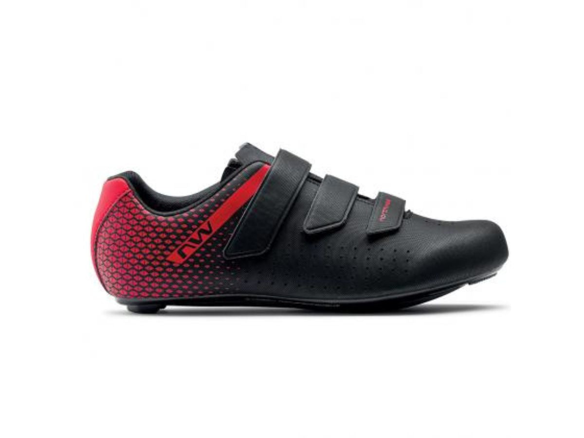 Northwave Core 2 Road Shoes-Black/Red