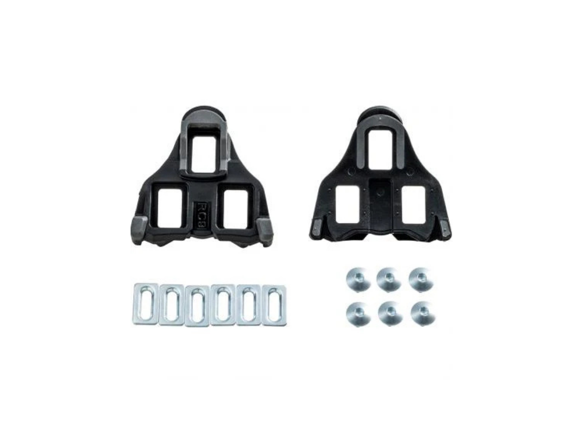 Wellgo RC-9D Cleat for Road Pedal (Shimano SPD-SL) (0 Deg Float)-Black