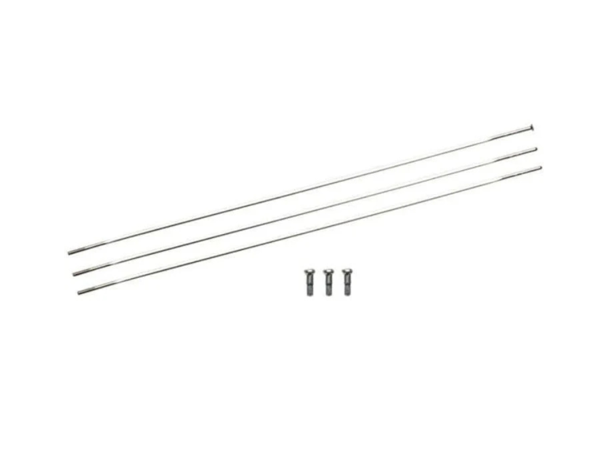 ZIPP WHEEL SPOKES EXT NIPPLES SILVER CXRAY STR