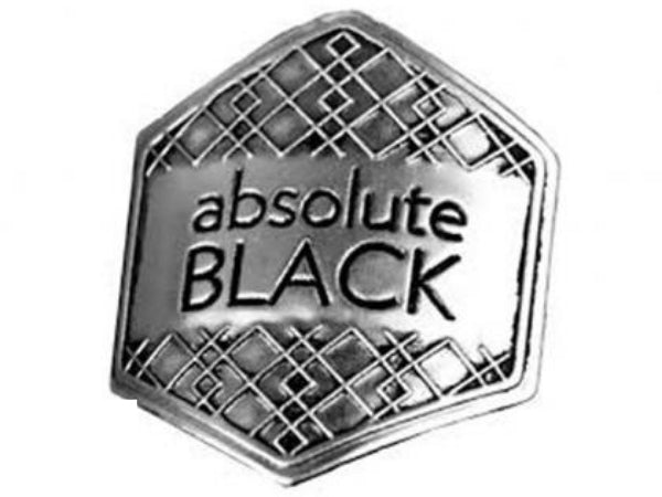 Absolute Black Black Sticker (Metal) - Silver