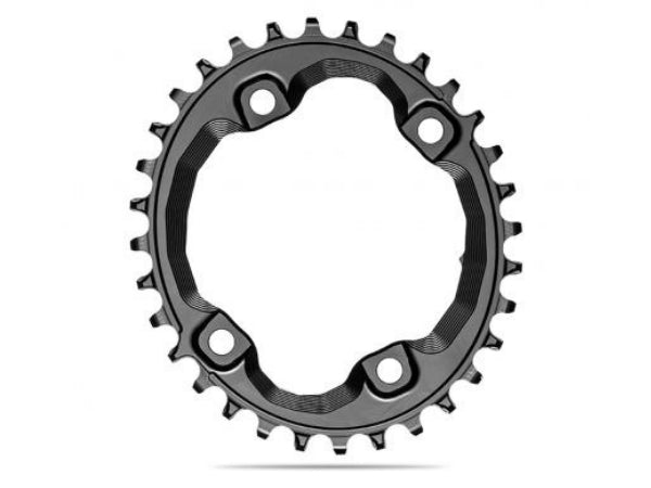 Absolute Black Oval MTB CR 1X 96BCD Shimano XT8000 HG+ 12 Speed 34T - Black