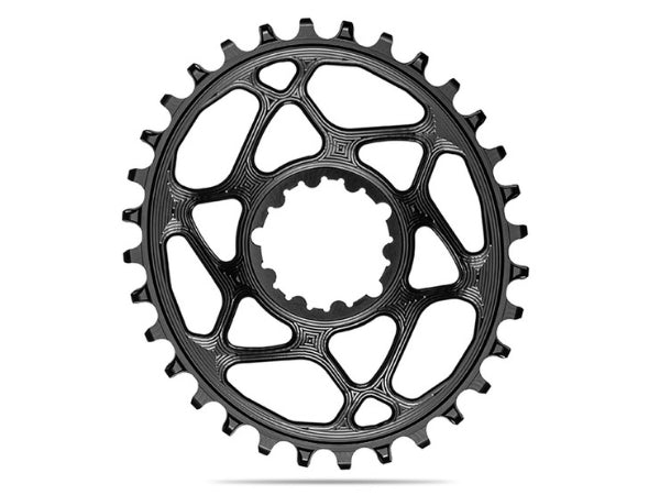 Absolute Black Oval MTB CR 1X  SRAM DM Boost148-30T - Black
