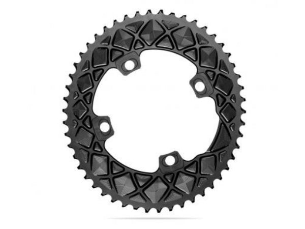 Absolute Black Oval Road CR 2X 110/4&amp;5 FSA ABS (50T) - Black
