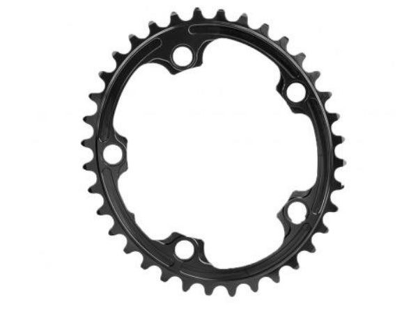Absolute Black Oval Road CR 2X 110/5 (No SRAM) - 34T - Black