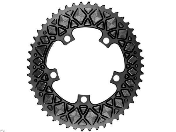 Absolute Black Oval Road CR 2X 110/5 Shimano 36T - Black