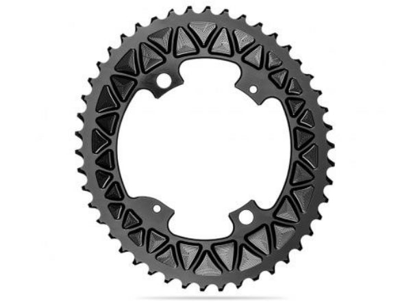 Absolute Black Oval Road/Gravel CR 2X 110/4 BCD-46T Black
