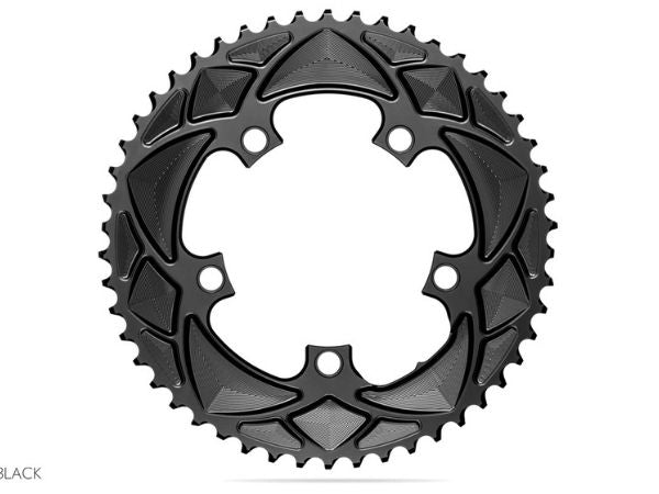 Absolute Black Round CR 2X 110/5 Shimano 52T - Grey