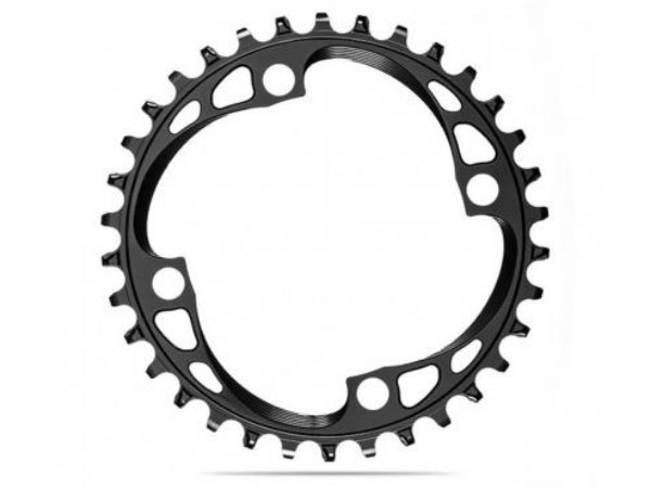 Absolute Black Round MTB CR 1X Shimano 104 BCD-34T - Black