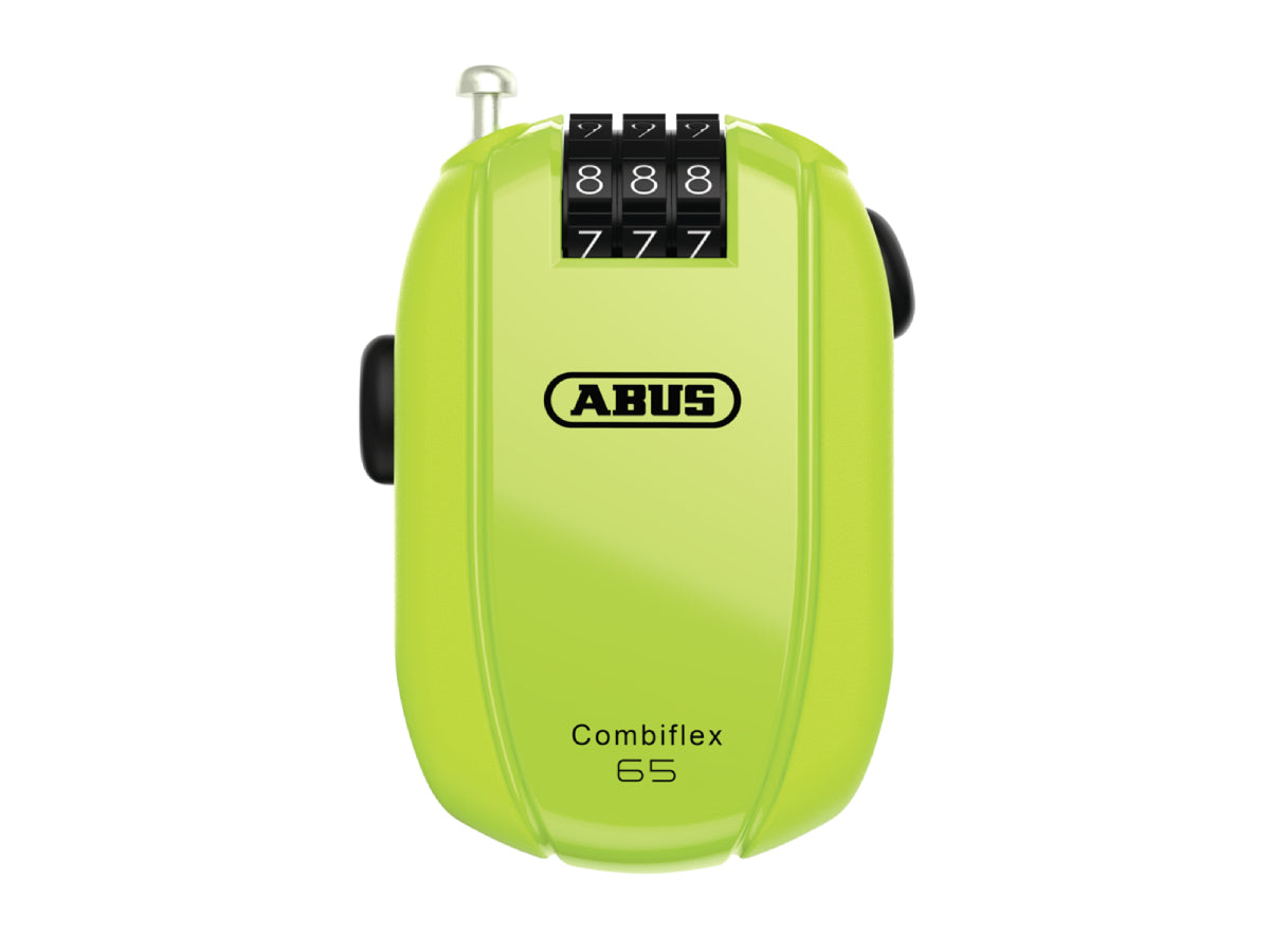 Abus Combiflex Stopover 65 Lock - Neon