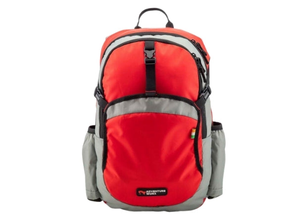 Adventure Worx Commuter Laptop Backpack - Red/Grey
