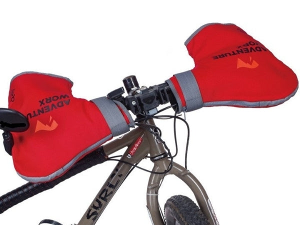 Adventure Worx Cycle Handlebar Gloves - Red