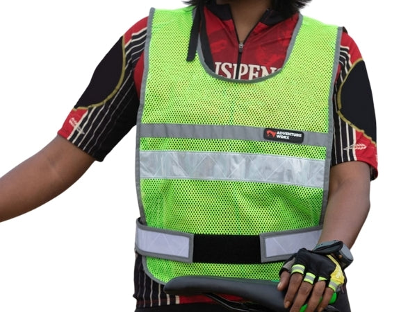 Adventure Worx Cycle Reflective Gillet - Green