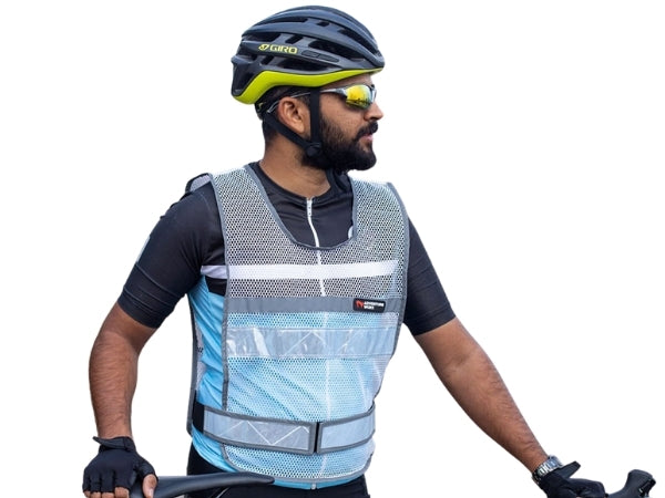 Adventure Worx Cycle Reflective Gillet - White