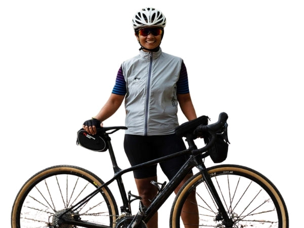 Adventure Worx Wind Proof Cycling Gillet - Silver
