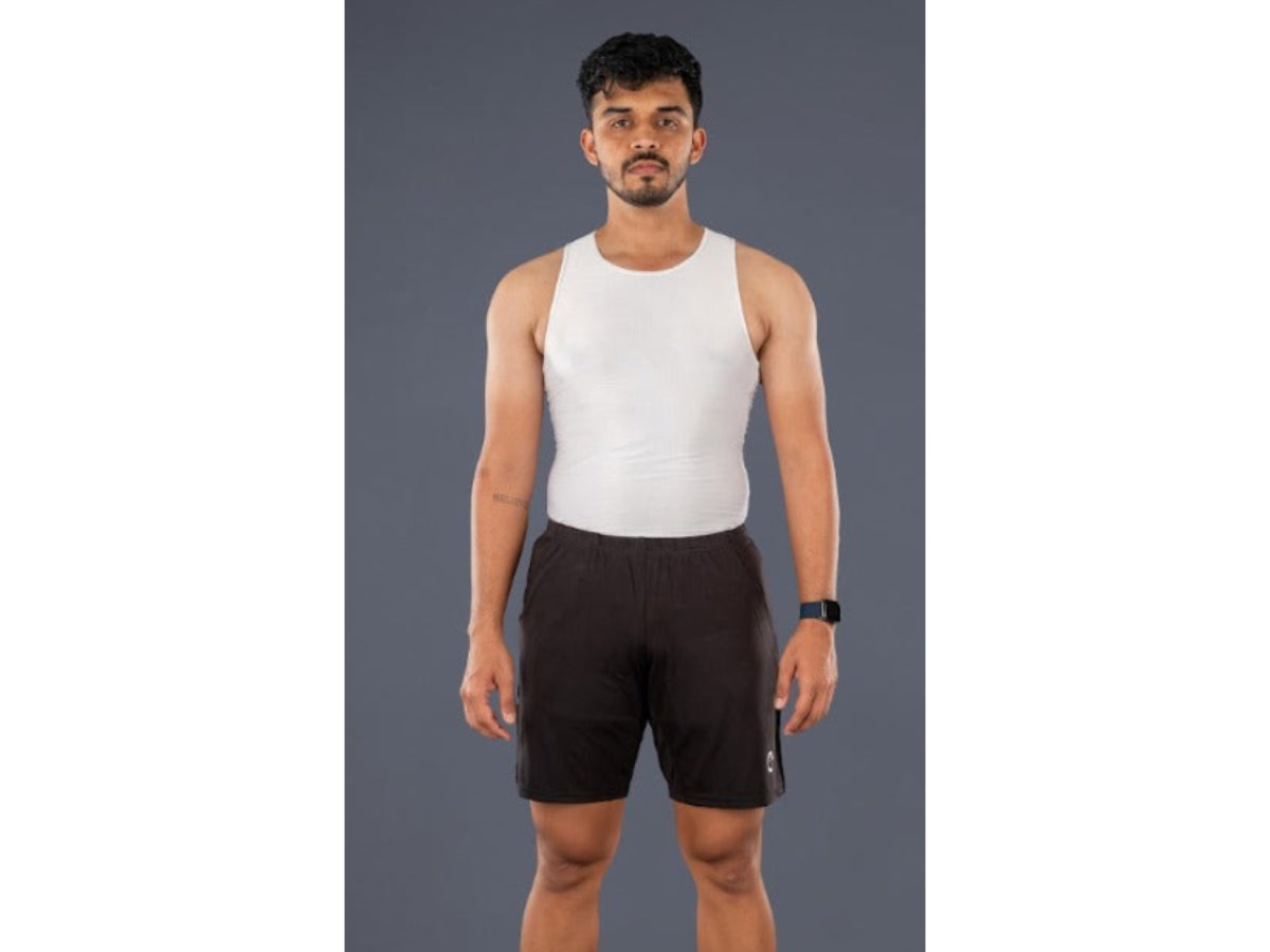 Apace Mens Athleisure Multisport Shorts - Black