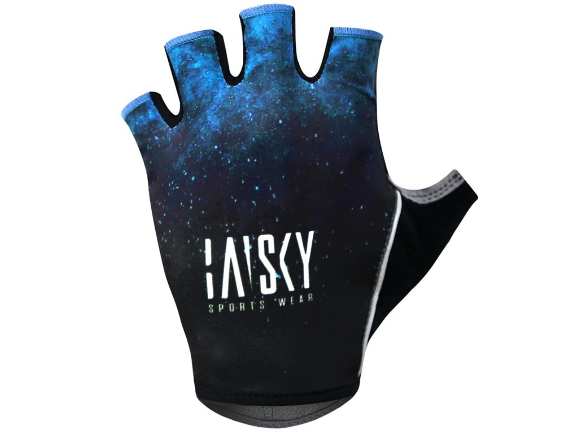 Baisky Half Finger Gloves - Mirage Blue