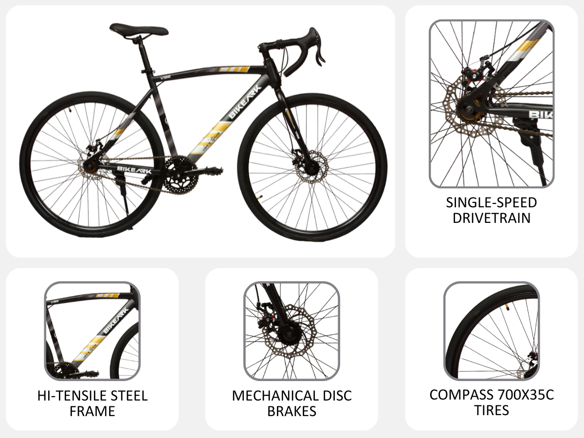 Bike Ark Vibe 700C SS Drop Bar