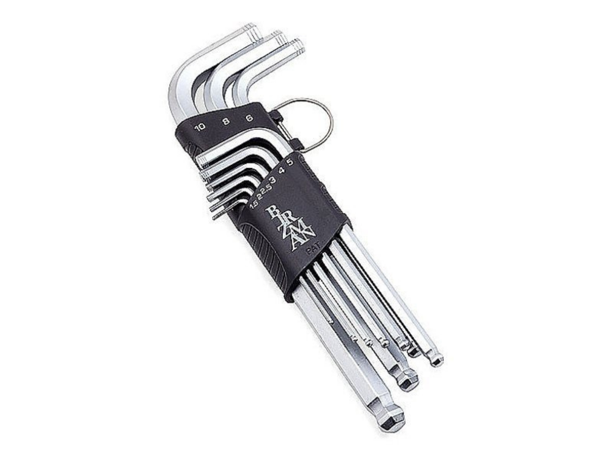 Birzman Long Arm Ball PT. Hex Key Set - 9 Pieces