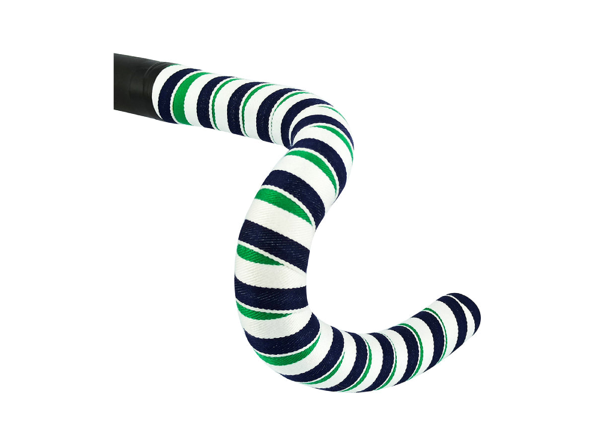 BTP Woven Bartape - Grassy White/Green