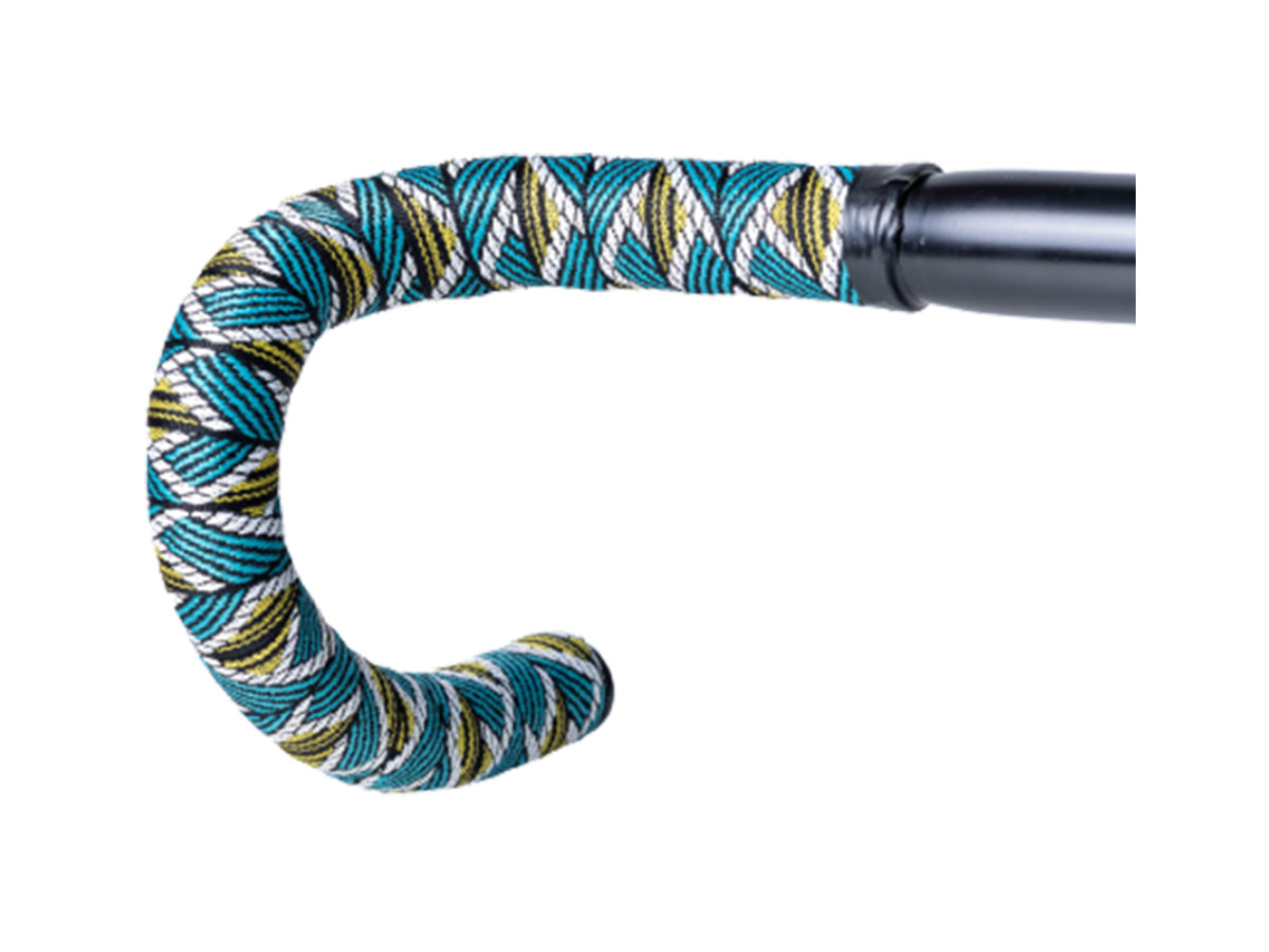 BTP Woven Bartape - Green/White