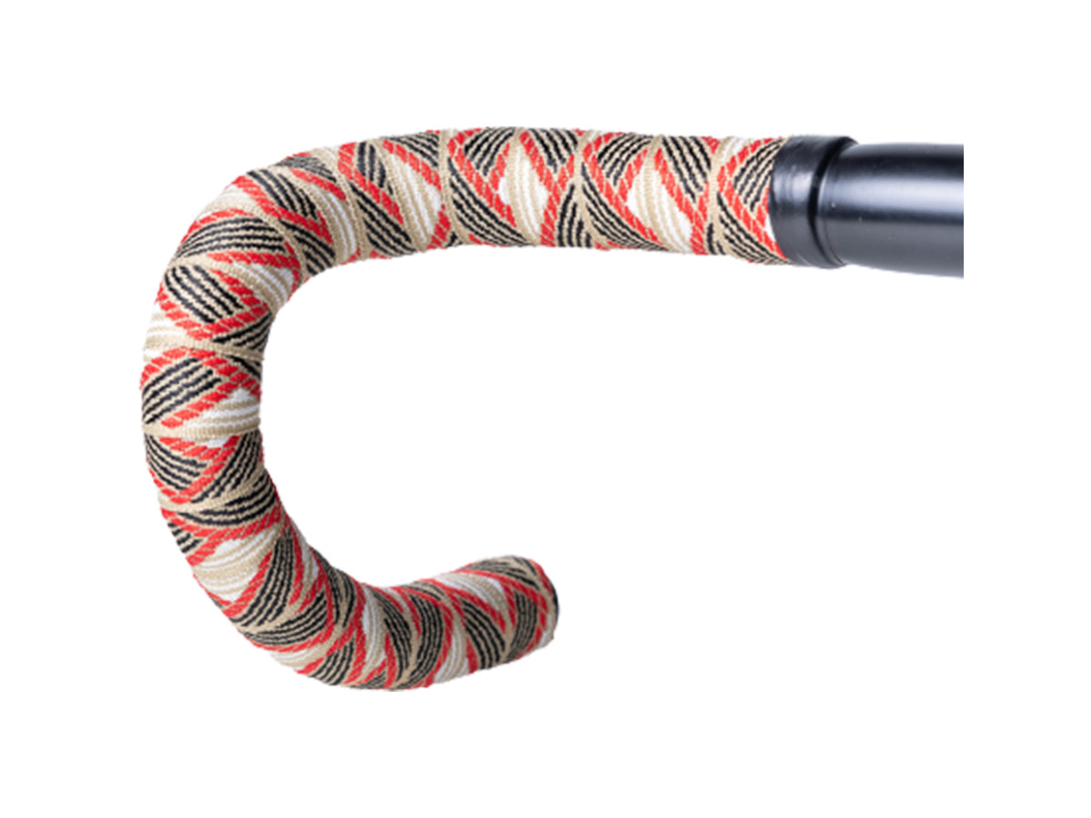 BTP Woven Bartape - Red/Black