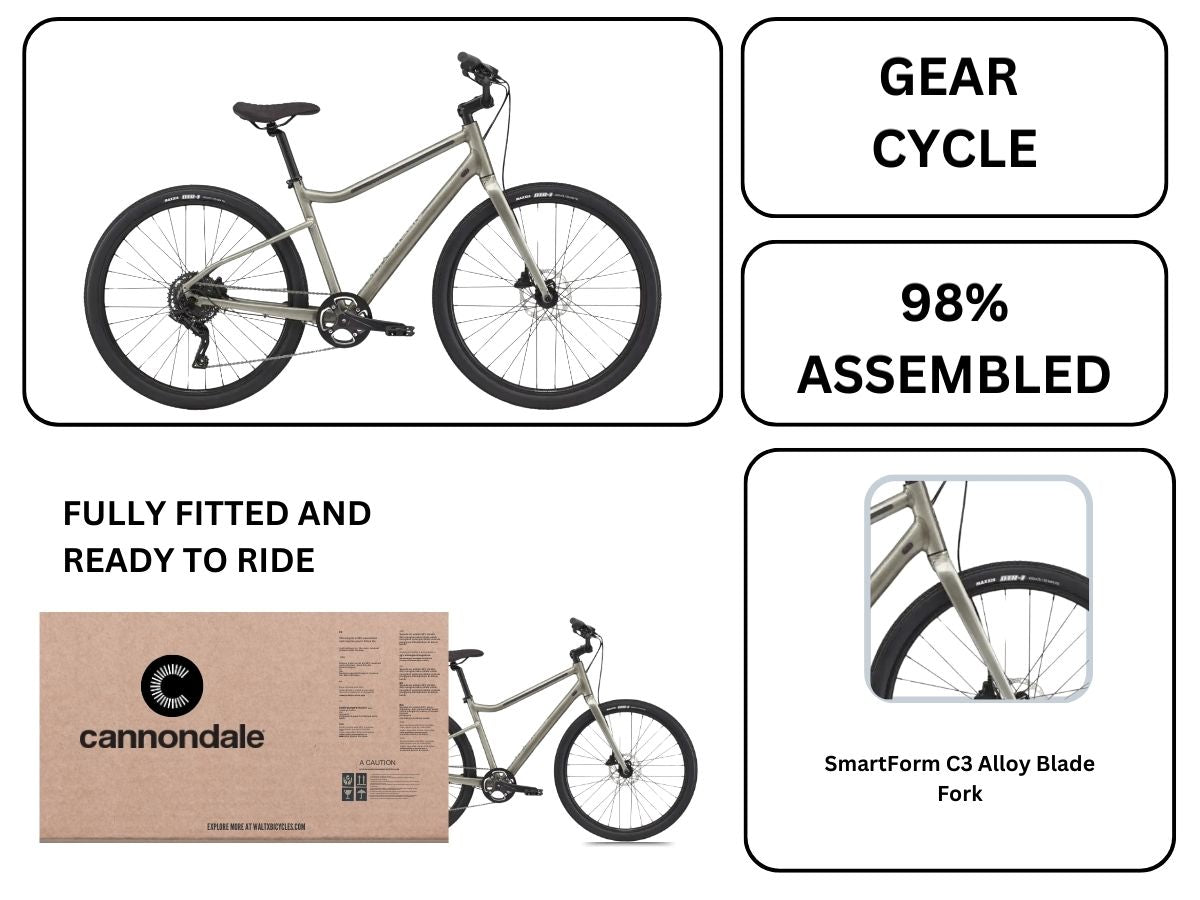 Cannondale Bicycle 27.5 (Cannondale Treadwell 2 Ltd D 9S) Raw/Raw