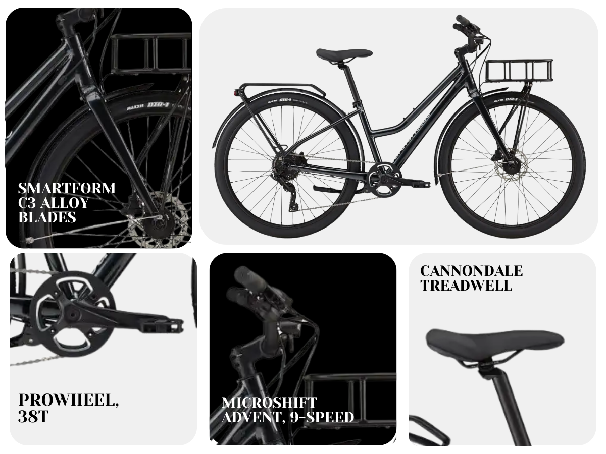 Cannondale Bicycle 27.5 (Cannondale Treadwell EQ DLX D 9S) Blk/Blk M