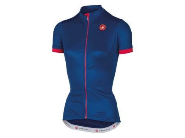 Castelli Anima Jersey Surf Blue