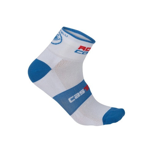 Castelli Rossocorsa 9 White/Drive Blue