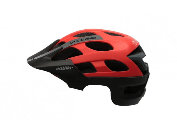Catlike Vulcano MTB Helmet - Black/Red