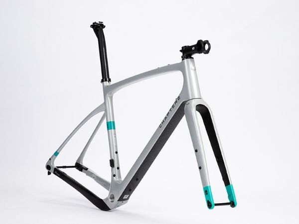Chapter 2 AO Gravel Disc Frameset - Silver Matt