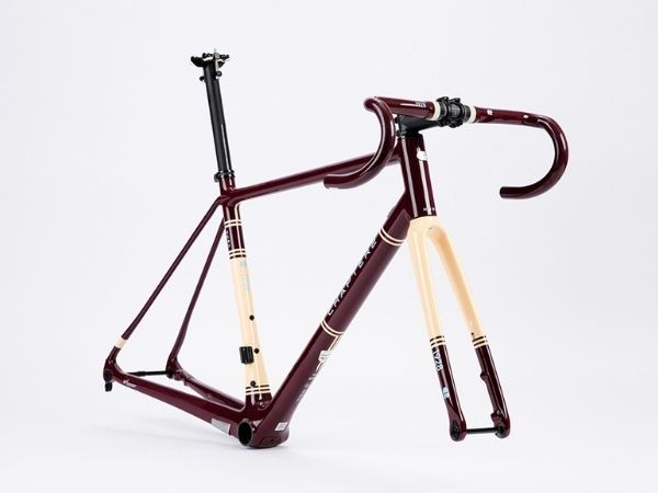 Chapter 2 HURU Climbing Rim Brake Frameset - Maroon 1928