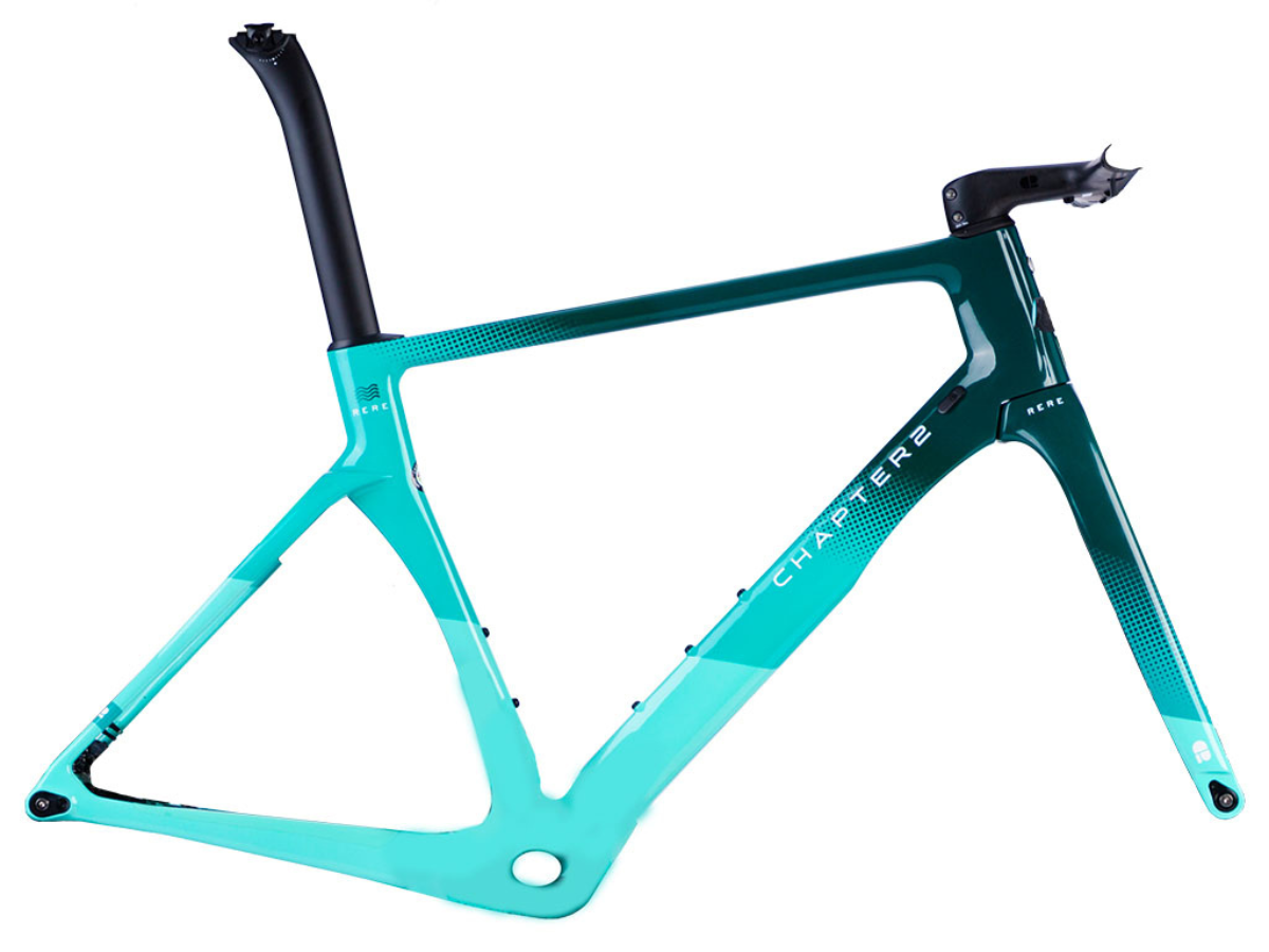 Chapter 2 RERE Aero Road Disc Brake Frameset - Green Aqua