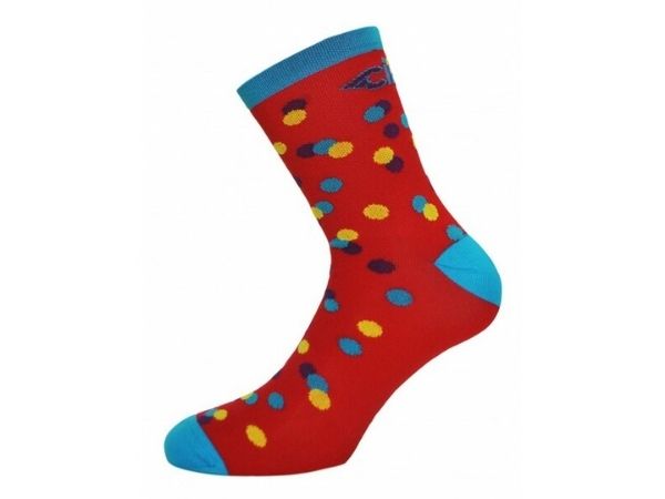 Cinelli Caleido Dots Socks - Red