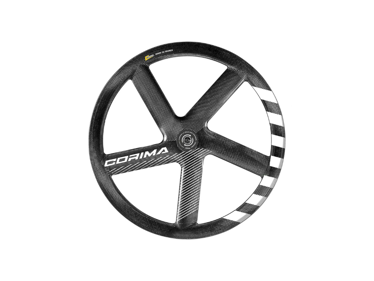 Corima Fr Wheel 5 Spoke Hm 28"Tubular For Track Ta Ceramic White Stripes