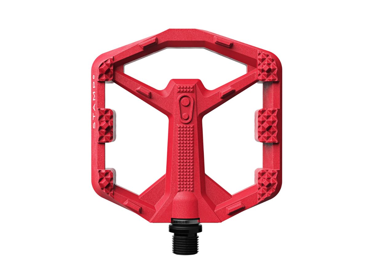 Crankbrothers Pedal Stamp0 Small Bright Red Black