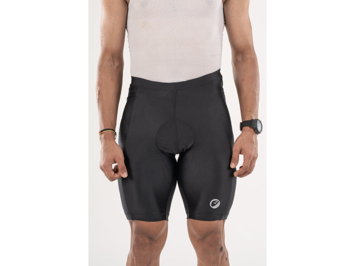 Apace Mens Cycling Bibless Shorts - Evolve - Black