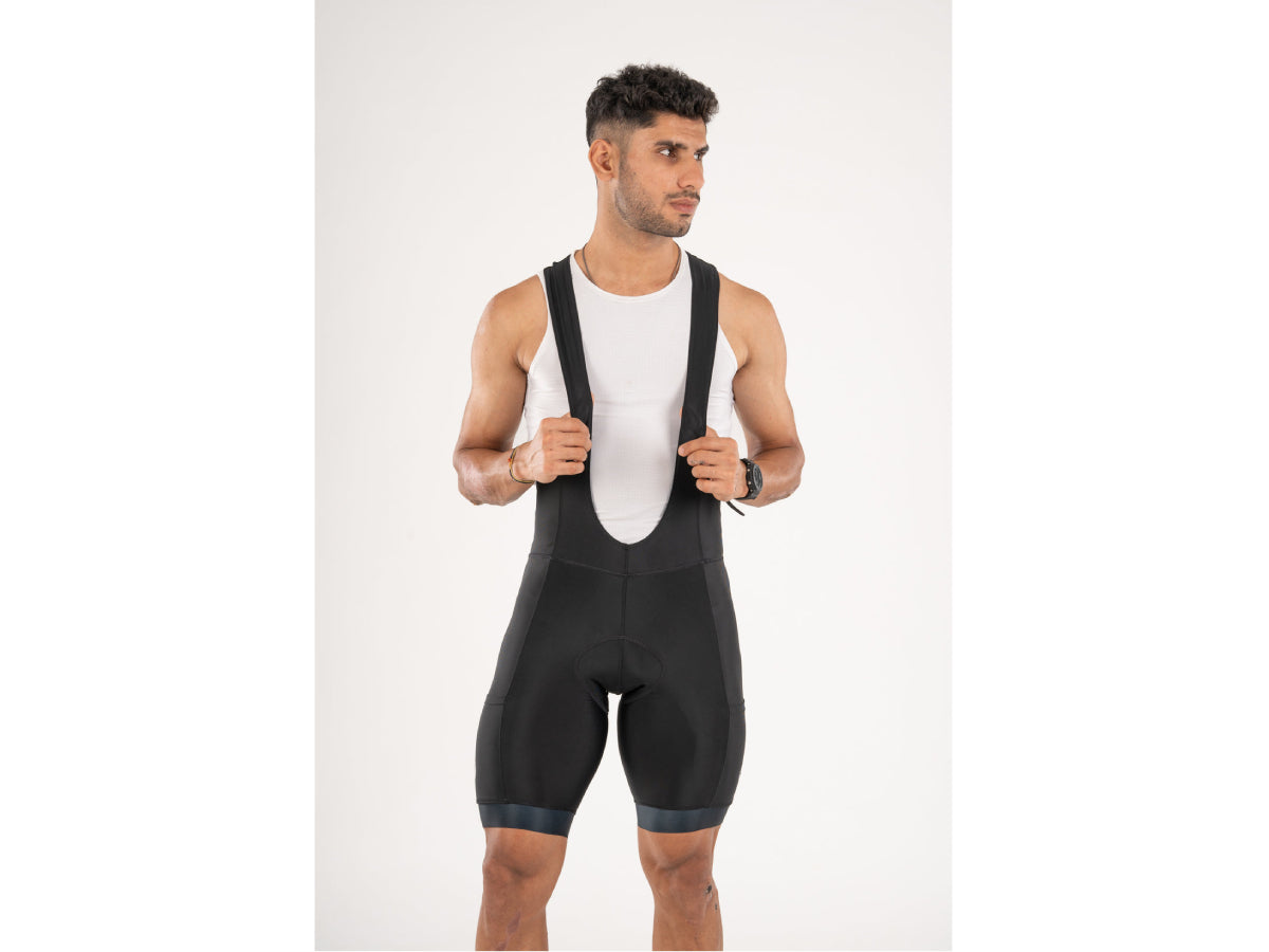 Apace Mens Cycling Endurance Bib Shorts - Explore - Ebony