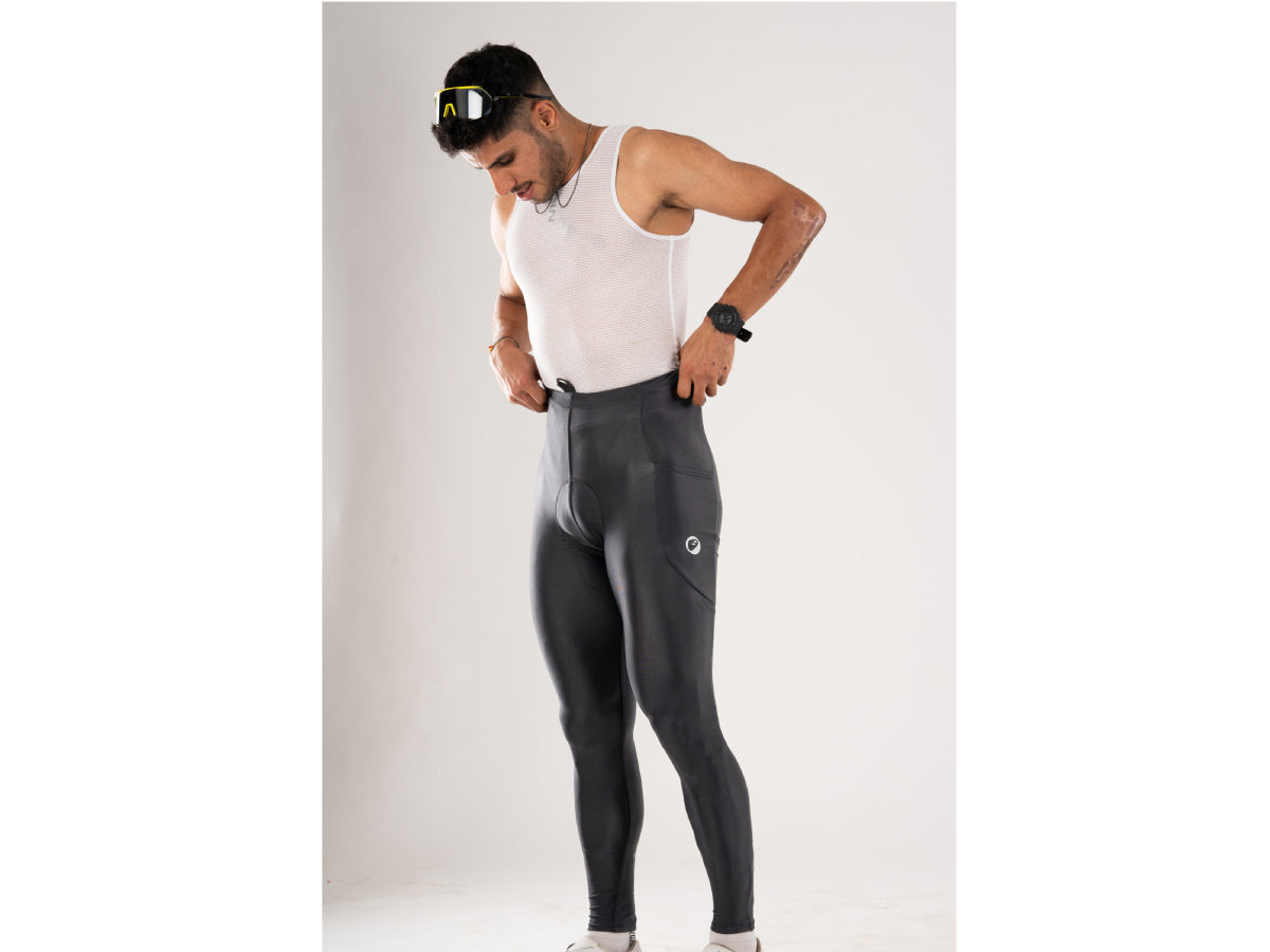 Apace Mens Cycling Full Tights - Blade - Black
