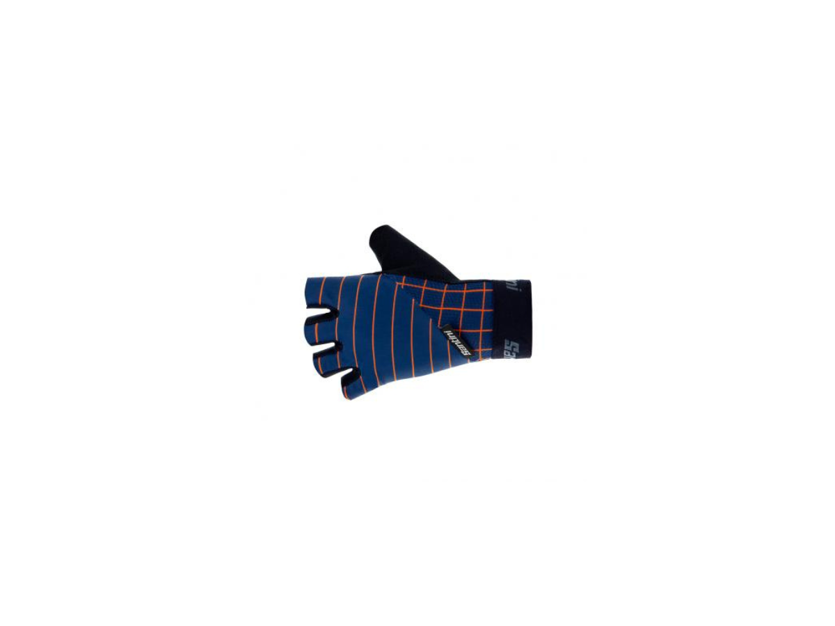 Santini Dinamo Gel Gloves-Navy Blue